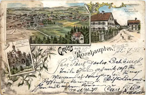 Gruss aus Rosshaupten - Litho -610538