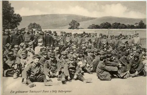 Transport französischer und belgischer Gefangener -487086