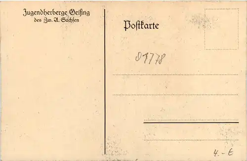 Geising i. Erzgeb., Deutsche Jugendherberge -381754