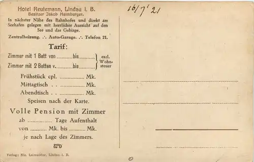 Lindau - Hotel Reutemann -610444