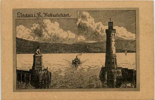 Lindau - Hafeneinfahrt -612292