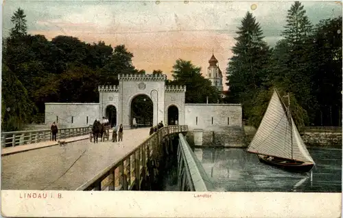 Lindau im Bodensee - Landtor -611848