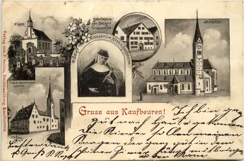 Gruss aus Kaufbeuren - Künstler-AK Eugen Felle -611210