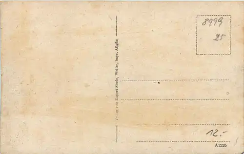 Weiler Allgäu - Künstler-AK Eugen Felle -609520