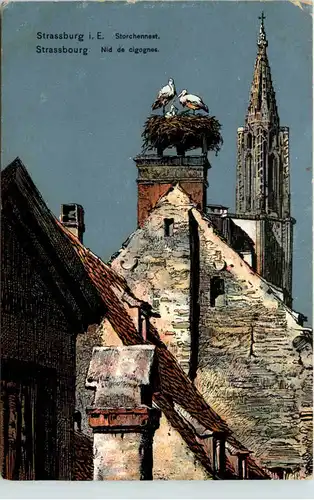 Strassburg im Elsass - Künstler-AK Eugen Felle -609540