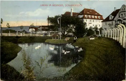 Lindau - Schwanenteich -611104