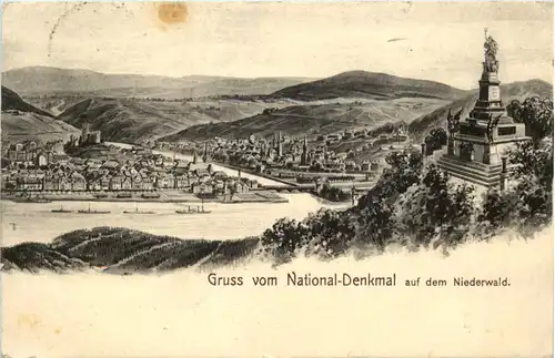 Rüdesheim Niederwald - Künstler-AK Eugen Felle -609720