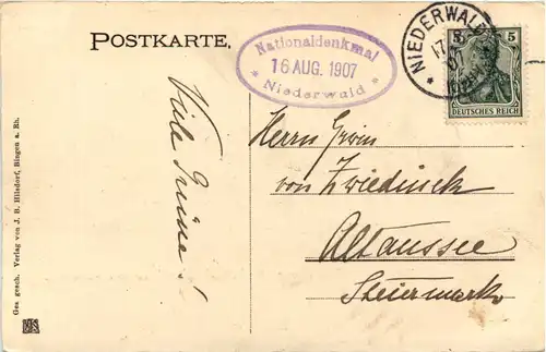 Rüdesheim Niederwald - Künstler-AK Eugen Felle -609720