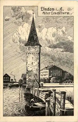 Lindau - Alter Leuchtturm -611244