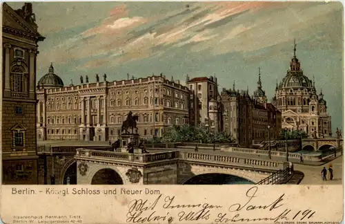 Berlin - Schloss - Litho -610020