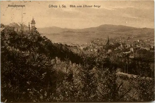 Löbau, Honigbrunnen, Blick vom Löbauer Berge -382918