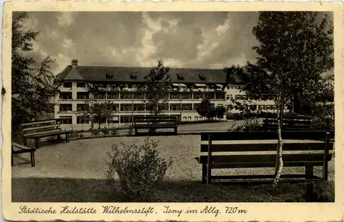 Isny - Städtische Heilstätte - Künstler-AK Eugen Felle -610240