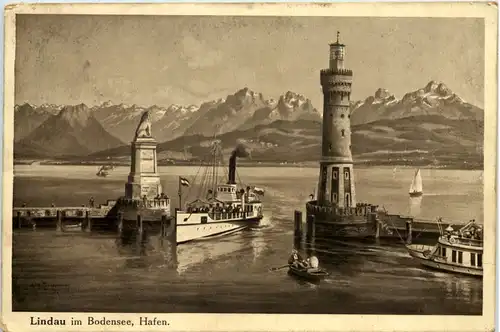 Lindau im Bodensee - Hafen -611806