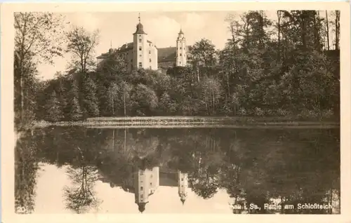 Glauchau, Partie am Schlossteich -509066