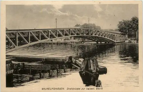 Wilhelmshaven - Drehbrücke -488638