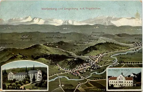 Wartenberg und Umgebung - Künstler-AK Eugen Felle -610320