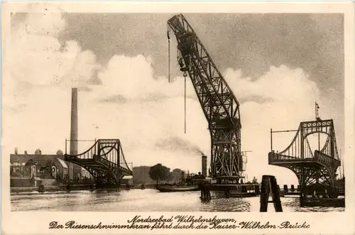 Wilhelmshaven - Riesenschwimmkran -488696