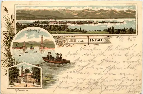 Gruss aus Lindau - Litho 1895 -612150