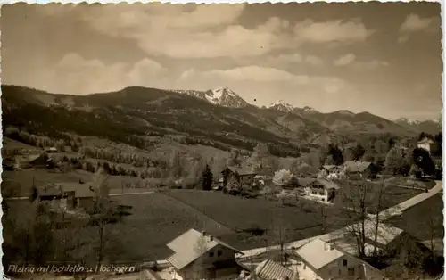 Alzing mit Hochfelln und Hochgern, bei Traunstein -509576