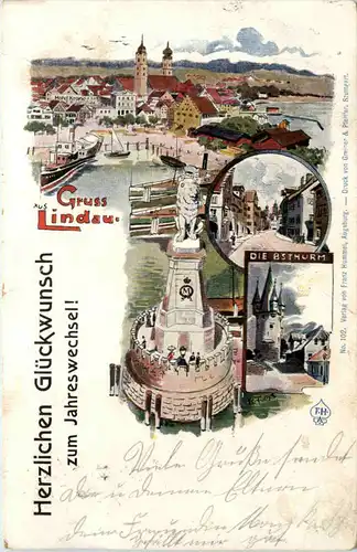 Gruss aus Lindau - Neujahr -611944