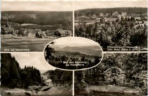 Blick vom Rennstieg bei Masserberg, div. Bilder -383238