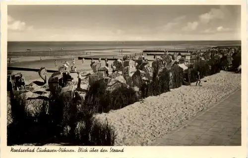 Seebad Cuxhaven-Dühnen, Blick über den Strand -509306