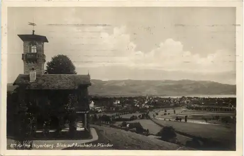 Kaffee Hoyerberg, Blick auf Aeschach und Pfänder -509366