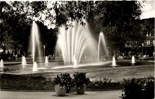 Bad Kissingen, Rosengarten mit Wasserspielen -508714