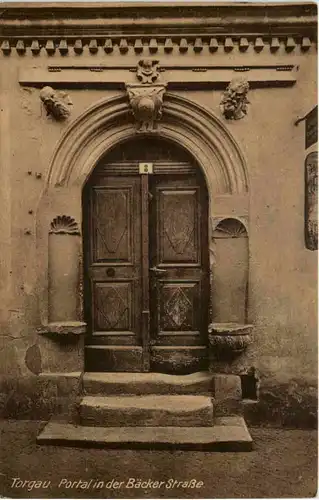 Torgau, Portal in der Bäcker Strasse -510256