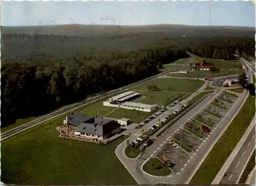 Rohrbrunn über Aschaffenburg - Autobahn Rasthaus im Spessart -508630