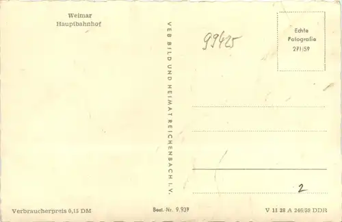 Weimar, Hauptbahnhof -384298