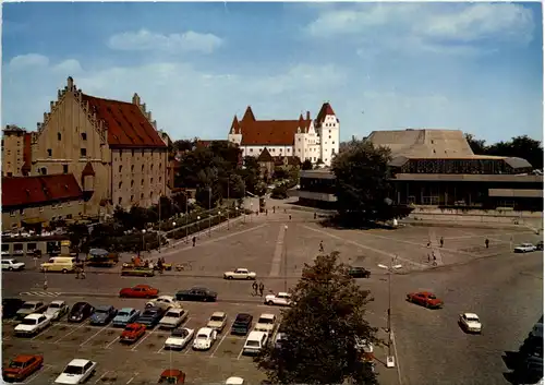 Ingolstadt, Stadttheater, Herzogskasten und Neues Schloss -509008