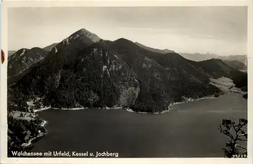 Walchensee mit Urfeld, Kessel u. Jochberg -509108