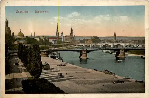 Dresden, Elbpanorama -510252
