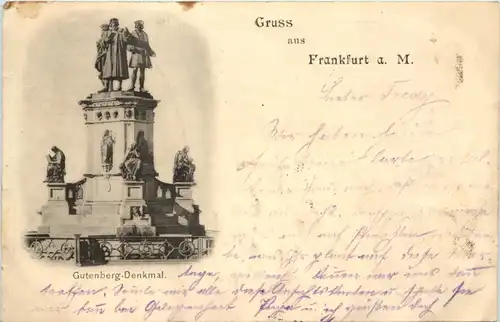 Frankfurt, Gutenberg-Denkmal -510392