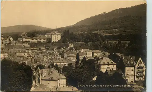 Baden-Baden, von der Oberrealschule -509882