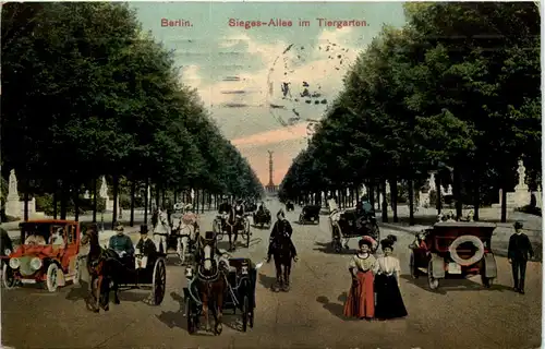 Berlin, Sieges-Allee im Tiergarten -509428