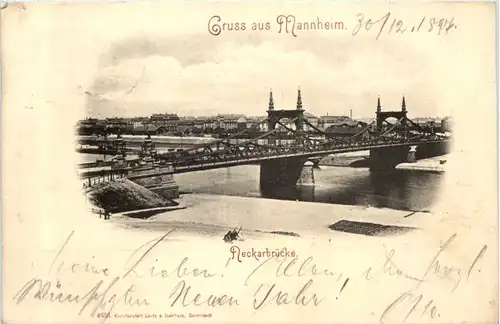 Mannheim, Neckarbrücke -509630