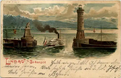 Lindau im Bodensee - Litho -612300