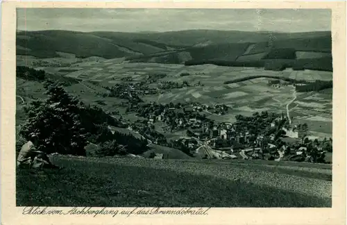 Blick vom Aschberghang auf das Brunndöbratal -509710