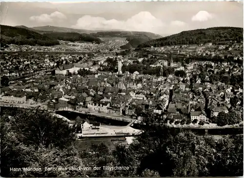 Hann. - Münden, Panorama Blick von der Tillyschanze -509834