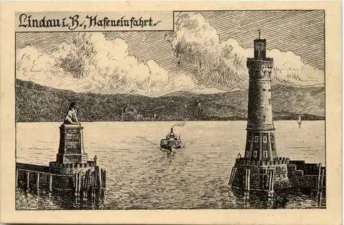 Lindau - Hafeneinfahrt -612480
