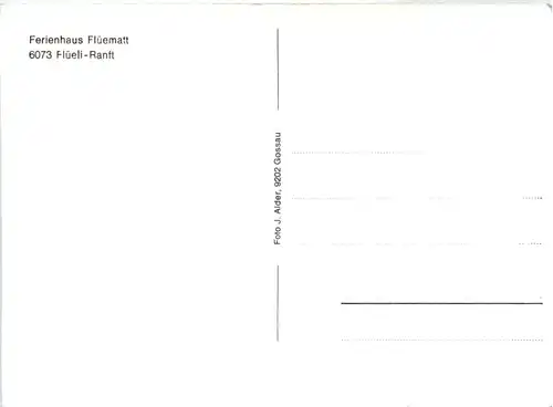Flüeli-Ranft - Ferienhaus Flüematt -490622