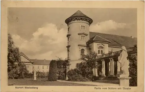 Kurort Rheinsberg, Partie vom Schloss mit Theater -510210