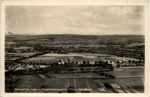 Ohrdruf mit Lager u. Truppenübungsplatz, Blick v. Schlossberg -508984