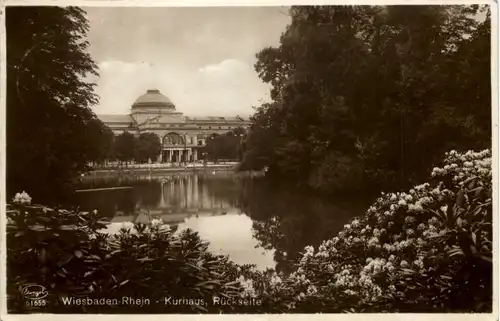 Wiesbaden-Rhein, Kurhaus, Rückseite -510370