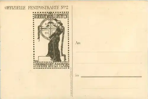 Frankfurt - XI. Deutsches Turnfest 1908 -491102