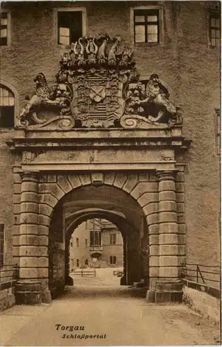 Torgau, Schlossportal -510208