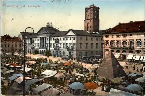 Karlsruhe, Marktplatz -510762