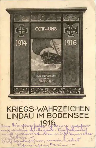 Lindau - Kriegs Wahrzeichen 1916 -612724